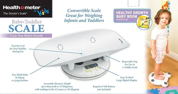 Health o Meter Grow with Me 2-in-1 Baby to Toddler Scale