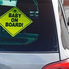 Baby On Board Signs on car